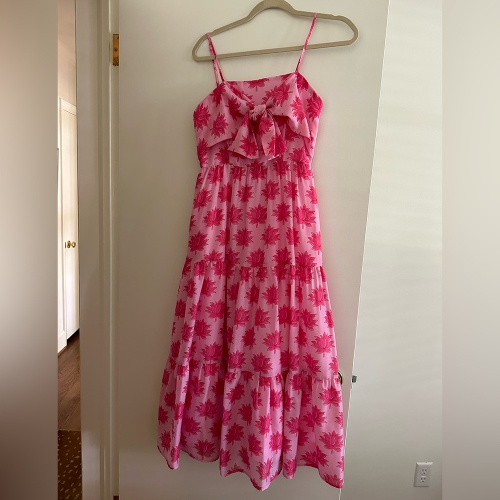 J Marie Pink Midi Dress
